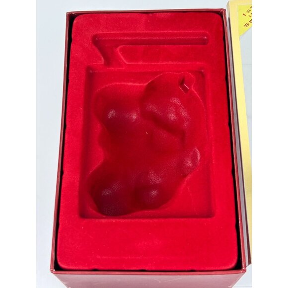 LENOX Peanuts Snoopy in Stocking Christmas Tree Ornament Holiday Porcelain VTG - Picture 15 of 16